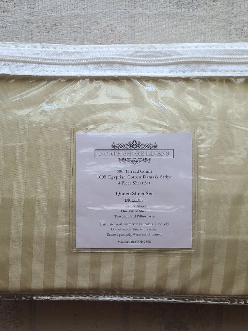 North Shore Linens 600TC Sheet Set & Duvet Set